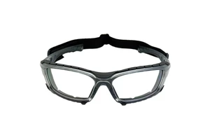 Taiwan Factory OEM Half-Frame Safety Goggles Anti-Scratch Anti-Fog Lens Coating EVA Gasket Foam Head Band Eye Protection SY140