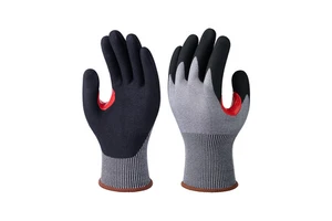 Factory Direct Nitrile Rubber Anti-Cut Gloves Reinforced Thumb Crotch Wear-Resistant Durable Industrial Protection Gloves
