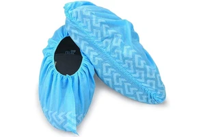 Mediunion High Quality Big Size Non-Slip Disposable PP Non Woven Pull-On Shoe Cover with Customization Safety Product