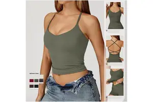 Vest Multi-color Bike Lightweight Soft Plus Size Funky Gym Wear Christmas Sculpt OEM High Supportcom Workout Yoga Vest