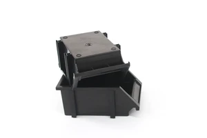 Anti-static Industry Cleanroom Box/Black Safe Esd Antistatic Plastic Component Box /180*121*79 mm Esd Component Box