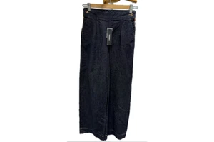 Hot Selling Women's Denim Pants Slim Feet Height Waist Long Wide Leg Button Zipper New Trend For Spring Autumn Summer