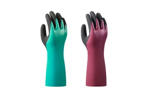 Electrically Insulating Safety Gloves (Butyl Rubber Model 9L) for Laboratory Cleaning Power-industry Work; Oil-stain Gloves