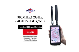100MHz~6GHz Radius 3km Handheld Drone Detection And Positioning UAV&FPV Detection And Positioning Detector