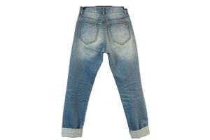 Women's Vintage Straight Style for Denim Jeans 6270 Two-Different-Selvedge Mid Waist Dark Button Low Wholesale Summer Autumn