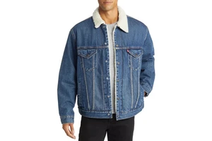 Hot Selling Men's Fashion Denim Jackets High Quality Autumn Winter Letter Pattern Jacket Wholesale