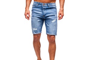 Luxury Men's Denim Jeans Shorts 100% Organic Cotton Breathable Quick Dry High Street Style Wholesale Summer Vintage Custom Logo