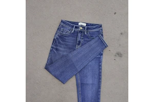 Original Design Men's Jeans High Quality Straight Slim Fit Men's Denim Custom logo Monkey Wash Faded Straight Jeans for Men
