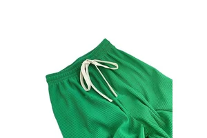 Fashion Women Summer Wide Leg Pants Casual High Waist Long Trousers Female Pleated Solid Color Pants Streetwear Trousers
