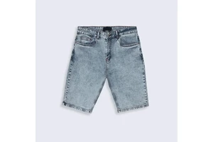 Women's High Waisted Breathable Denim Shorts Regular Fit Elastic Waist Casual High Quality Light Wash