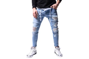 Hot Selling High Quality Men's Regular Fit Jeans Plus Size Elastic Denim Pants Business Casual Men's Jeans
