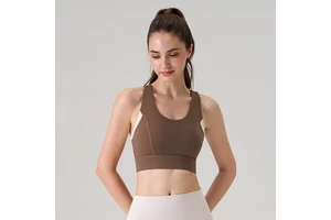 Sports Beachwear Swimwear for Women Shockproof Running and Top Sleeveless Vests Available for Wholesale