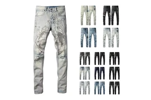Branded Heavyweight Men's Y2K Retro Flared Vintage Relaxed Streetwear Bottom Winter Flared Denim Trousers Pants Jeans