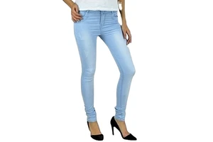 High Latest Women's Denim Jeans Pant Asymmetric Casual Flare Fit for Stone Wash Wholesale OEM Best Selling Cheap Price Custom