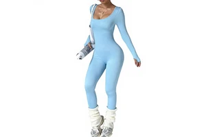 European American Cross-Border Seamless Quick-Drying Spaghetti Strap Spandex/Nylon Full-Length Sports Yoga Jumpsuit