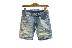 High-quality Men's Denim Shorts, Slim-fit and Versatile New Style Men's Denim Shorts