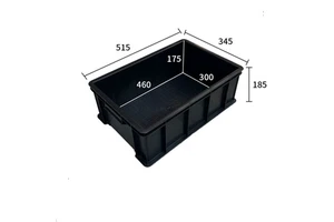 Clean Room Anti-static Polypropylene Conductive Plastic Bins Esd Storage Box