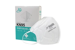 3Q Ready to Ship Wholesale Cheap Price High Quality 5 Ply White Folded Protective Mask Facemask Mascarilla Kn95