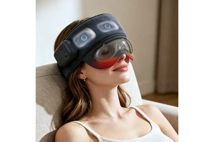 Factory Custom New Product Light Breathable Air Bag Massage To Relieve Head Fatigue Eye Massager With Heat Compression