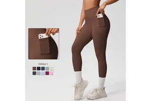 Custom Logo Soft High Waisted Yoga Leggings Ladies Women Tight Pants for Athletic Running Leggings