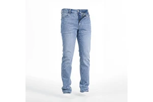 New Fashion Men Light Blue Slim Fit Jeans Stretch Cotton Denim Trousers Casual Straight Business Male Soft Denim Pants