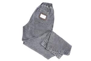 Fashion Casual Grey Trousers Jeans Pants for Women Stylish Straight Leg Jeans Women Pants for Women in Jeans