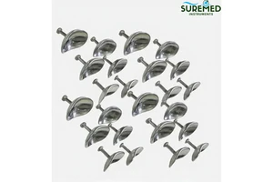 Stainless Steel Corneal Eye Shield Protector Ocular Eye Shield Ophthalmic Eye Protector for Surgical Procedures