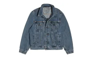 Breathable Customized Design Wholesale Winter Men's Denim Jackets Oversize Loose Casual 100% Cotton Button Jacket
