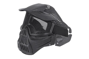 Action Union Tactical Full Face Masker Airsofert Metal Steel Mesh Outdoor CS Protective Mask