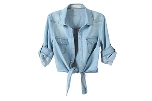 OEM 2025 Women's Denim Jean Jacket / Women Jeans Jacket Plus Size Bead Studded Slim Fit Denim Lady Cotton Denim Jacket