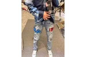 Men Plus Size Jeans Relaxed Fit Stretch Denim Pants Comfortable Big Tall Trousers Casual Old Man Bulk Supplier