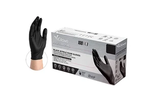 Manufacturer Disposable Black Blue Orange Biodegradable Industrial Work Food Grade Powder Free Safety Hand Nitrile Gloves