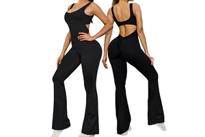 Hot Sale Women's Summer Sports Bodysuit Quick Dry One Piece Yoga Jumpsuit for Running & Training for Yoga & Playsuit