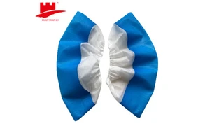 PP+CPE Non-Slip Long-Lasting Waterproof Medical Shoe Covers Prolonged Resistant Tearing Lint-Free Polypropylene Safety Products