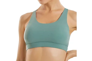 2026 High Quality Women Sports Bra Polyester Spandex Gym And Yoga Top Quality Running Bra Sports Wear Women Sports Bra
