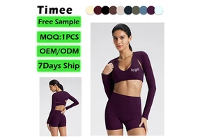 Training Dancewear Yoga Shawl Long-sleeved Thin Cardigan for Women Yoga Jacket Sportswear
