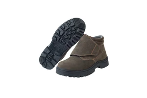 High-Temperature Oil-Resistant Suede Electric Welder Safety Shoe Covers Anti-Smash Anti-Puncture Pull-On National Standard Shoes