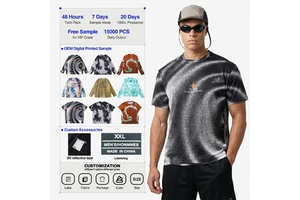 QUICKSHOW Custom DTG Mesh Running T-shirt Fashion Trail Running Activewear Quick Dry High Quality Training Active Top Unisex