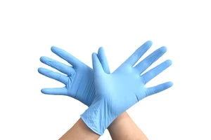 Disposable Nitrile Exam Gloves Hypoallergenic Flexible Strong for Hygiene Safety and Cleaning