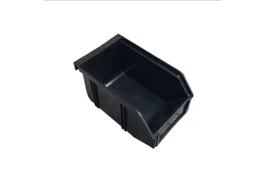 Cleanroom Packing Bin Black ESD Plastic Storage Box /C3004 Components Antistatic Box/Anti-static Industry Cleanroom Black Box
