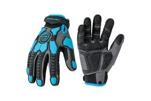 PRISAFETY Anti Vibration Touch Screen Heavy Duty Industrial Work Gloves Oilfield Impact Gloves