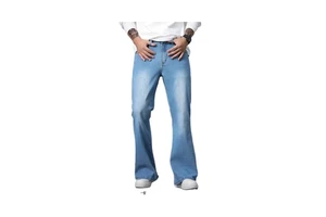 Hot Summer Men's Plus Size Regular Fit Eco-Friendly Breathable Denim Jeans