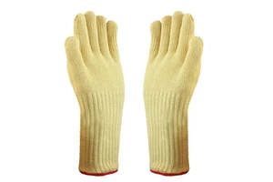 High-Temperature 500 Degree Aramid 1414 Flame Retardant Anti-Slip Insulated BBQ Barbecue Gloves Microwave Oven Safety Gloves