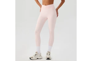 Women's Nude Yoga Pants High-Waisted Breathable Quick-Drying Fitness Pants Full-Length Solid Pattern