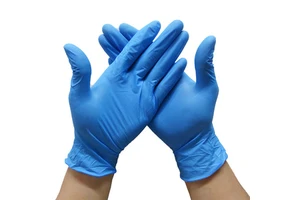 SJ 100 Disposable Nitrile Gloves Box Vinyl Personal Protective Equipment Powder-Free Examination Gloves