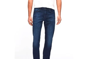 Plus Size Comfortable Washed Men's Denim Jeans Pants Custom Design Fashionable Slim Fitness Straight Pattern Casual Jeans Men