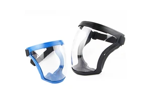High Transparency Full Face Mask Windproof Dust-proof Protective Head Cover for Riding Pesticide Application No Welding Helmets