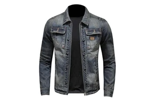 Denim Jeans Jackets High Quality Denim Jacket for Men Factory Wholesale Custom High Quality Mens Denim Jackets