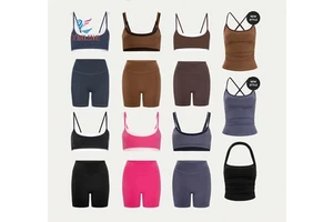OEM Wholesale Yoga Sets for Woman Gym Fitness Sets Active Wear High Quality Trendy Shorts Yoga Set