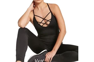 One Piece Sexy Gym Fitness Clothing Sports Yoga Running Jumpsuits Manufacturer